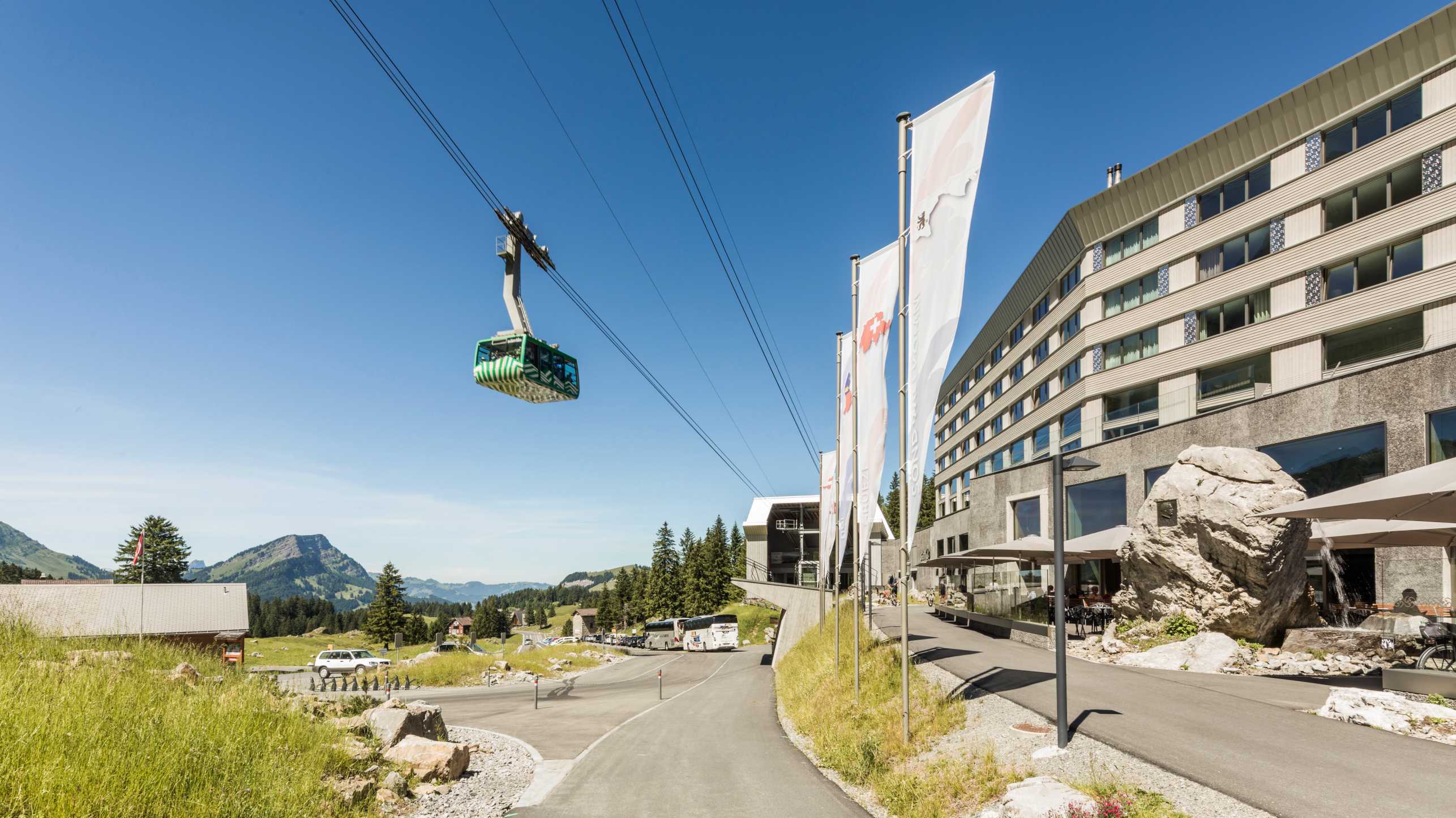 Hotel Säntis and funicular